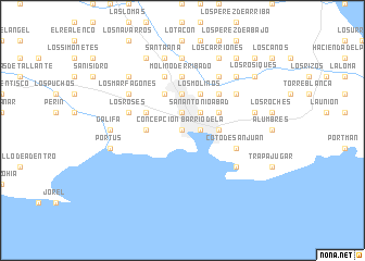 map of Barrio de la Concepción